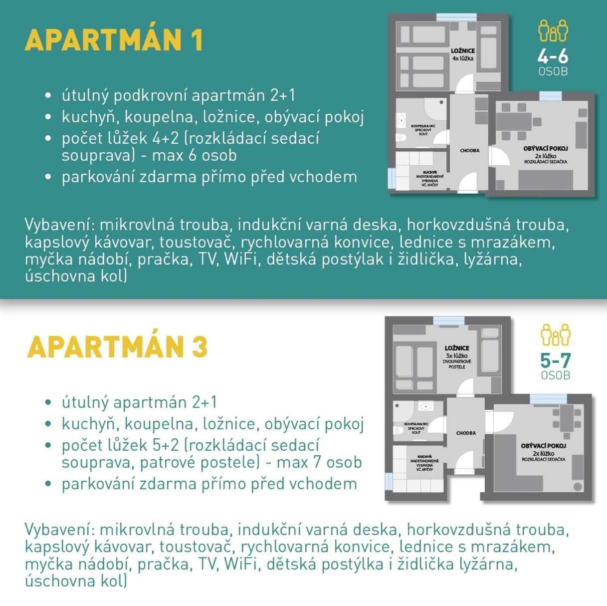 Apartmany Na Sjezdovce Sedloňov Exteriör bild